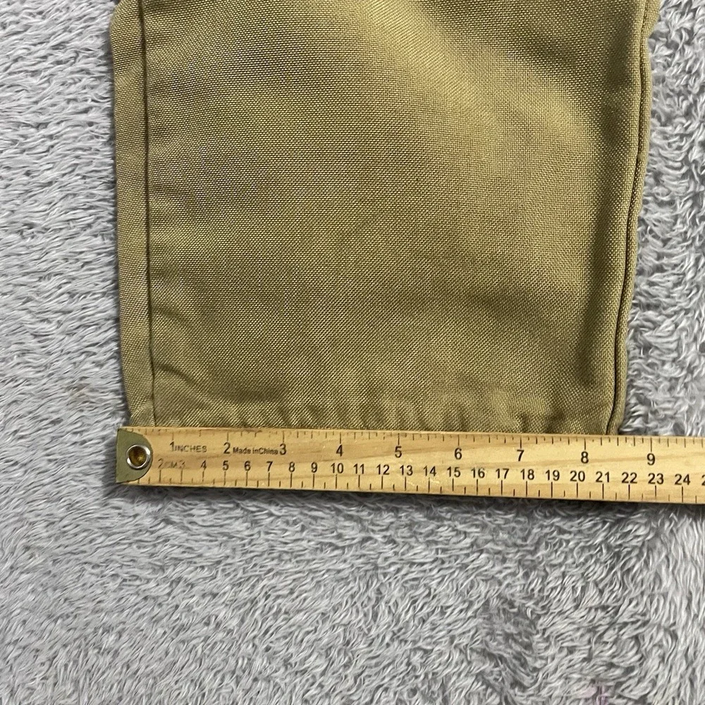 Wrangler Rugged Wear Pants Mens Size 35x28 Brush‎ Briar Brown Canvas Durable